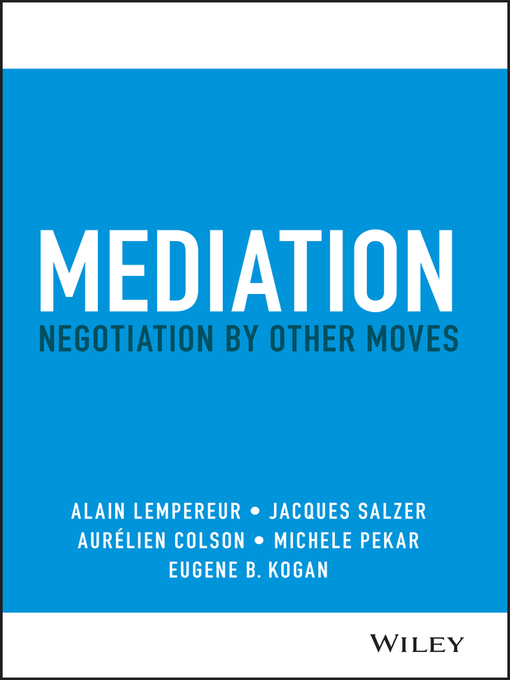 Title details for Mediation by Alain Lempereur - Wait list